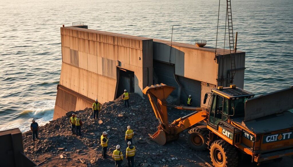 Proses Pembongkaran Pagar Laut